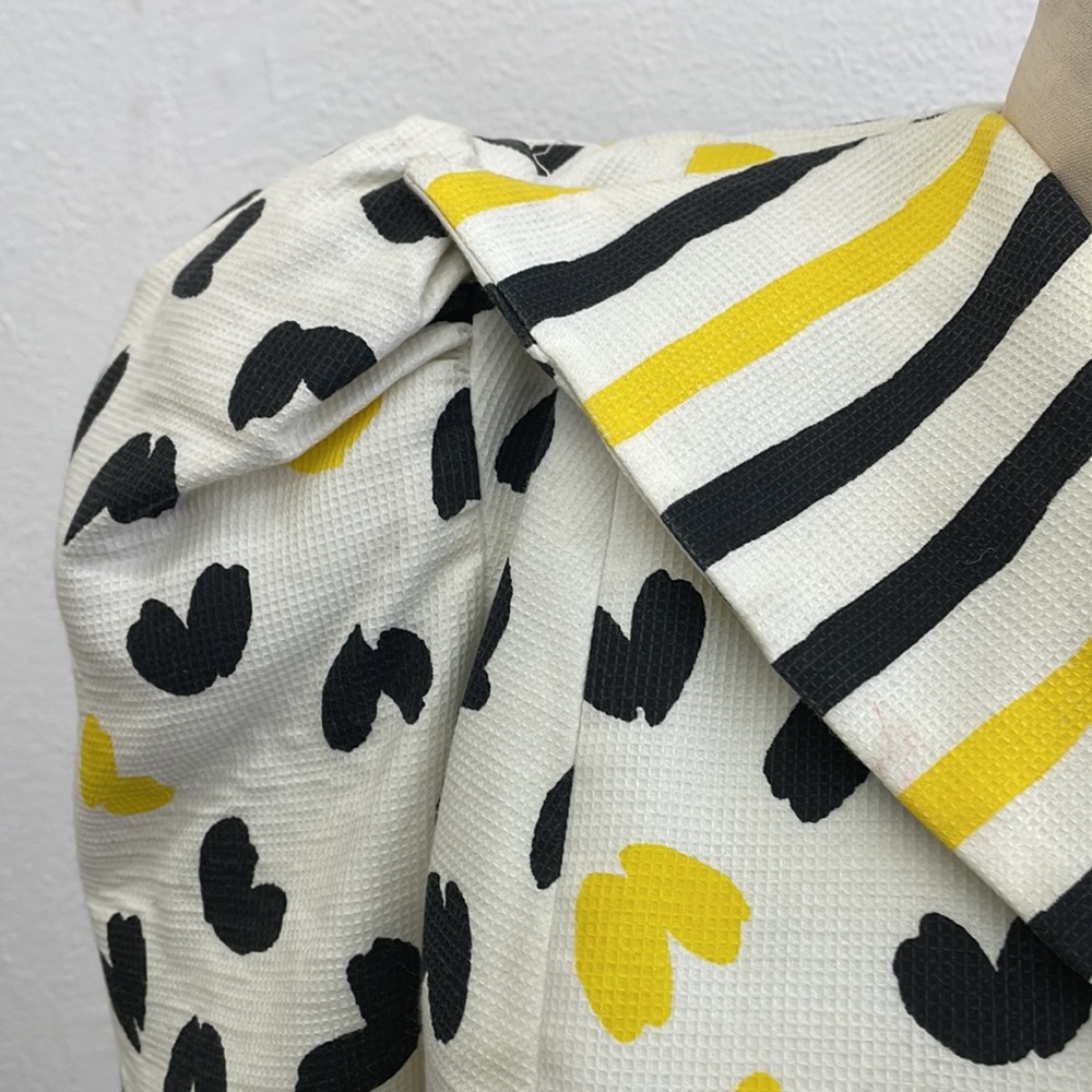 SOLD….Raul Blanco Vintage Puff Sleeve Short Sleeve Jacket - Picture 5 of 9